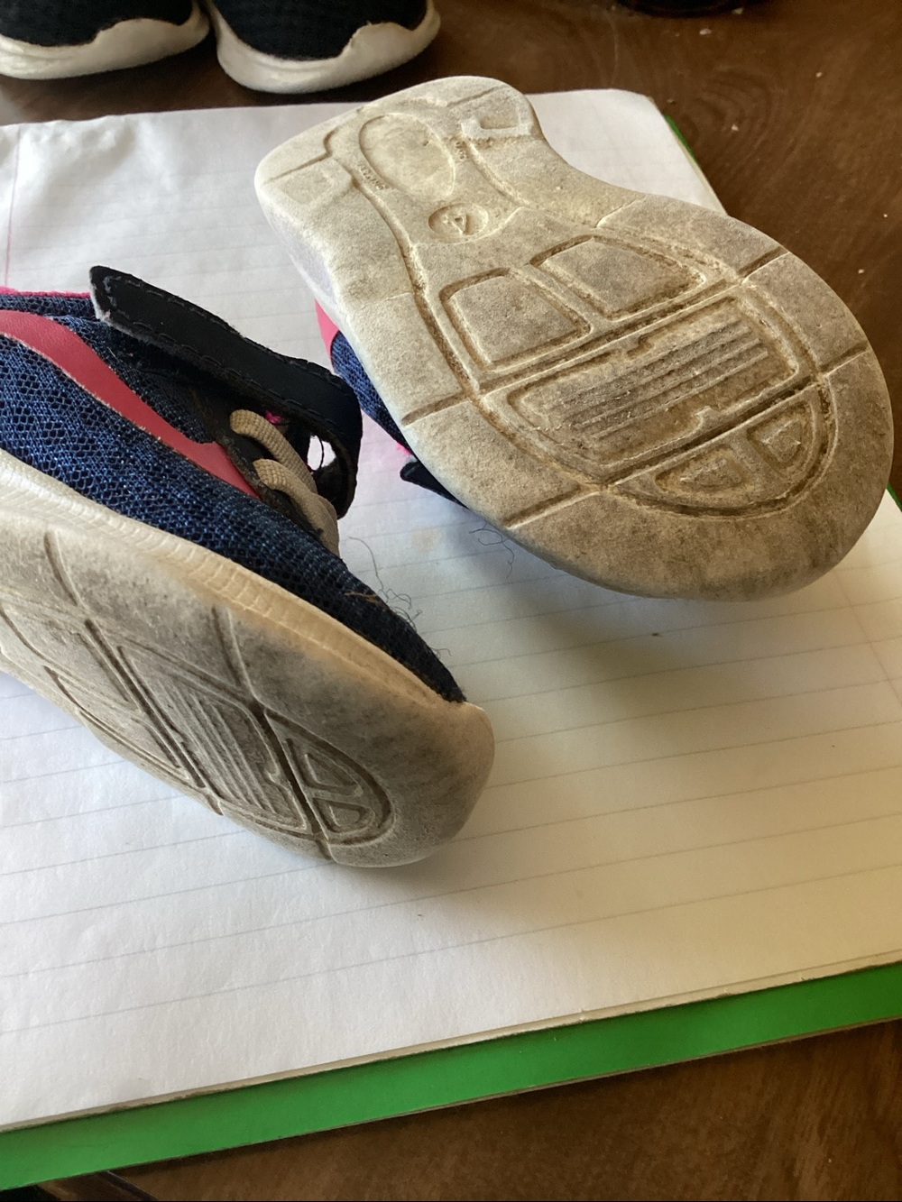 Nike Kids Black and Pink Athletic Sneakers - Picture 4 of 9